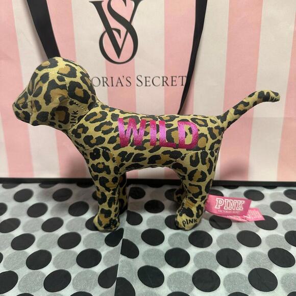 PINK Victoria’s Secret Mini Dog Plush - Picture 1 of 4